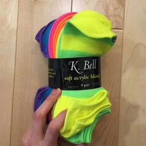 K. Bell No Show Socks